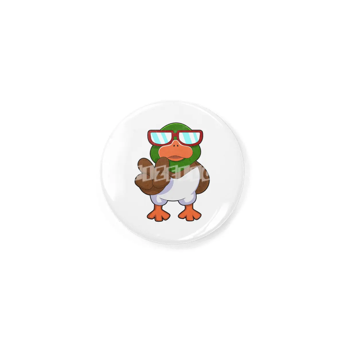 Duck with Sunglasses Rozet