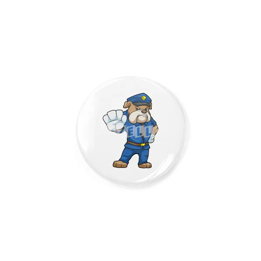 Dog as Police officer with Police uniform Rozet