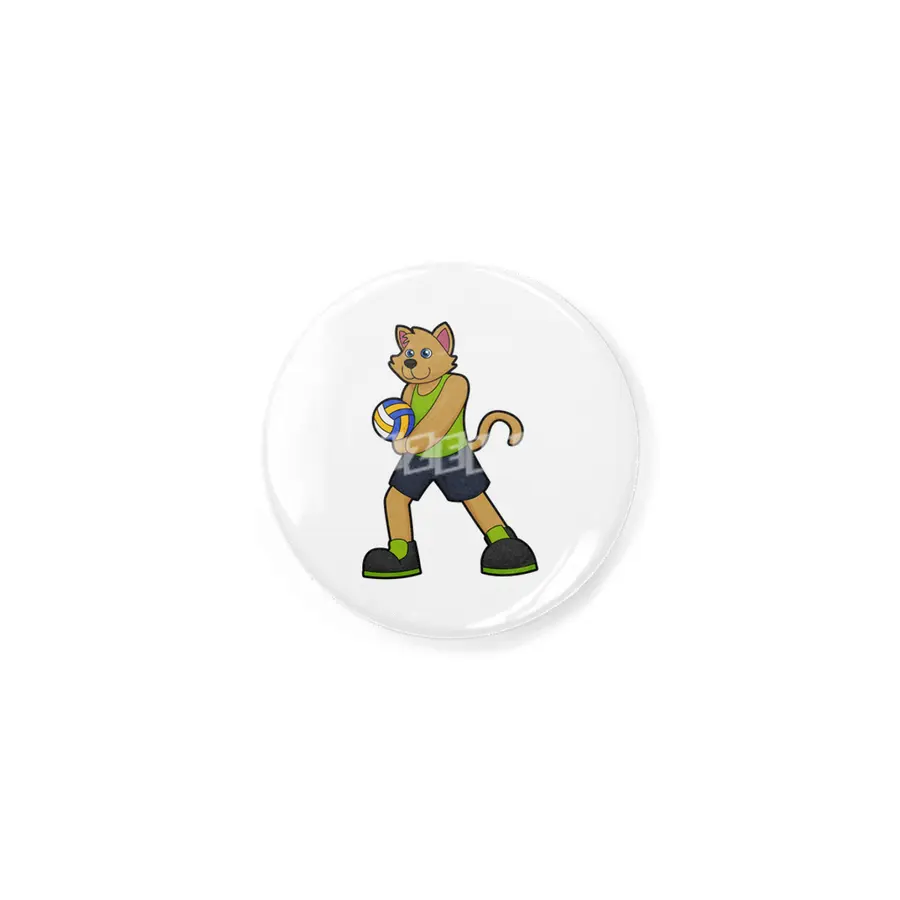 Dog as Volleyball player with Volleyball Rozet