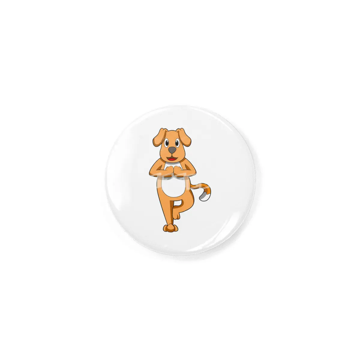 Dog at Yoga Stretching exercises Rozet