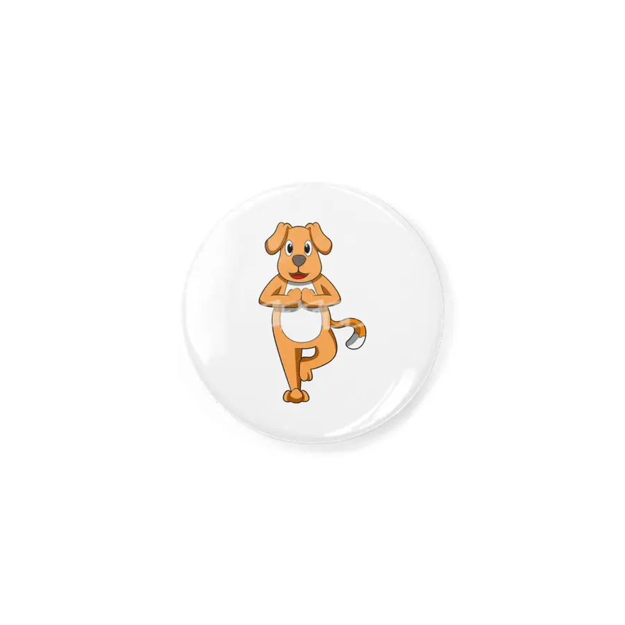 Dog at Yoga Stretching exercises Rozet