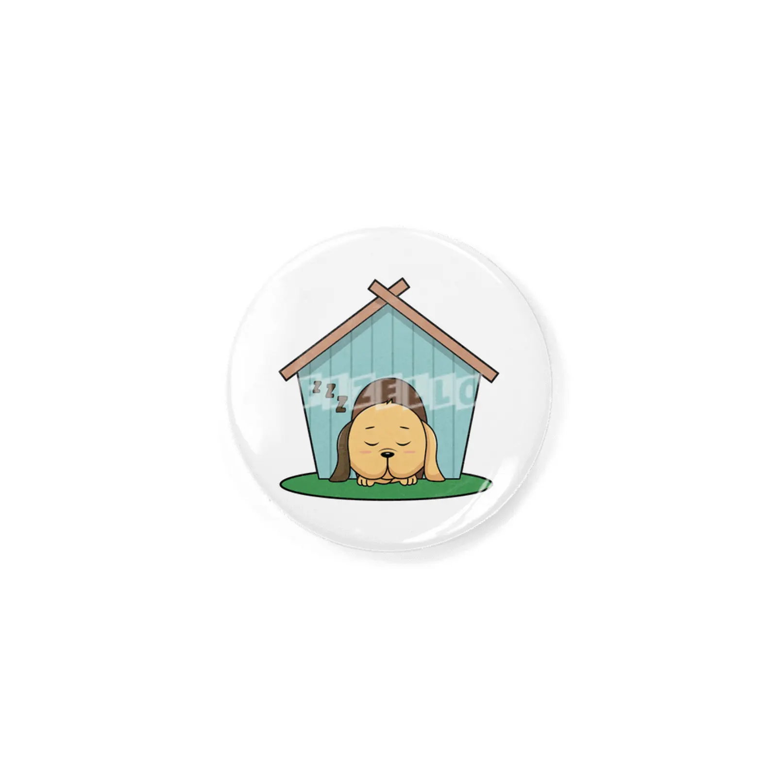 Dog in Dog house Rozet