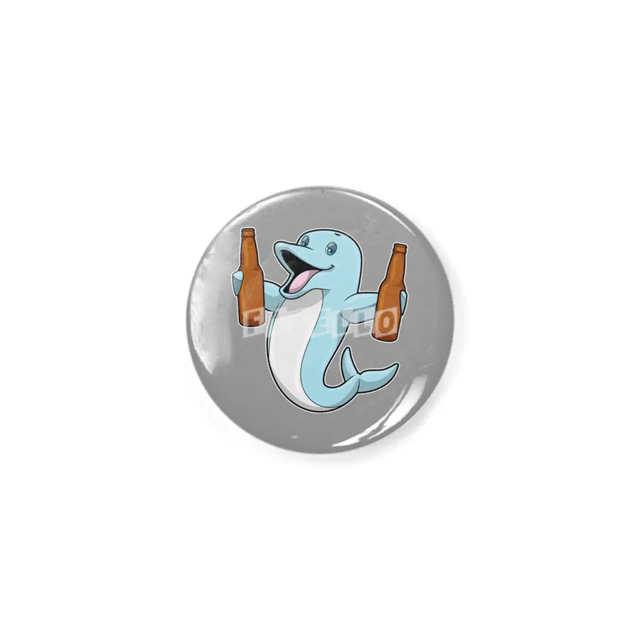 Dolphin with Bottles of Beer Rozet