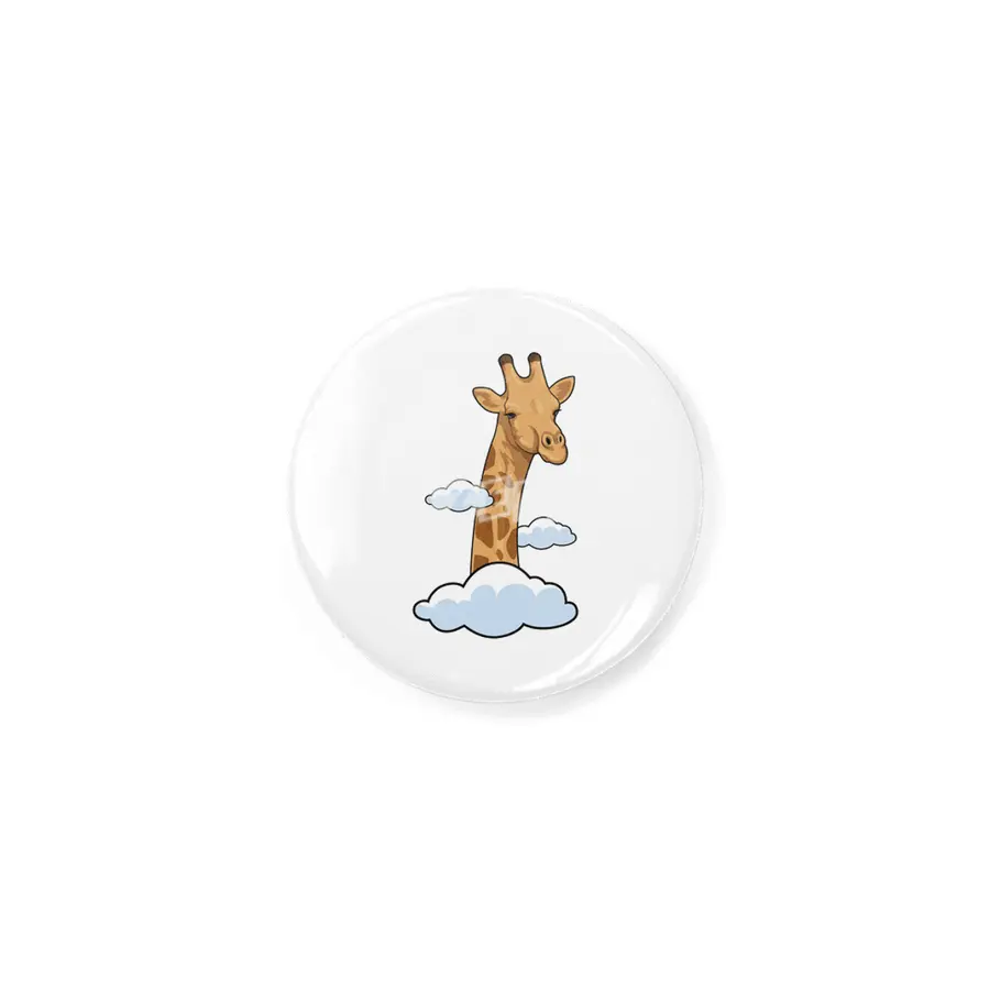 Giraffe with Clouds Rozet