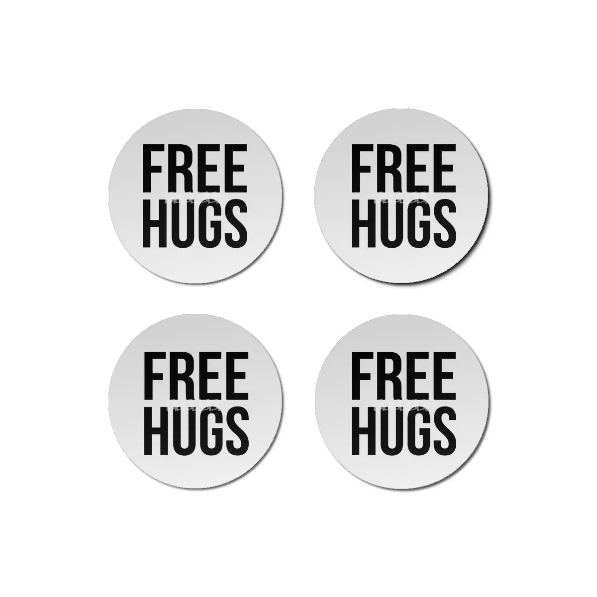 FREE HUGS Bardak Altlığı