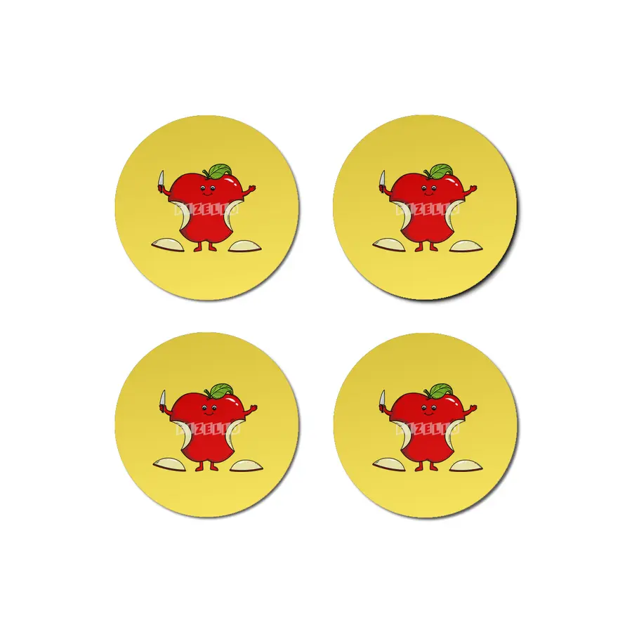 Apple Cut Bardak Altlığı