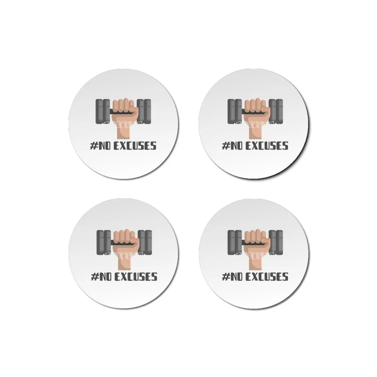 No Excuses Bardak Altlığı