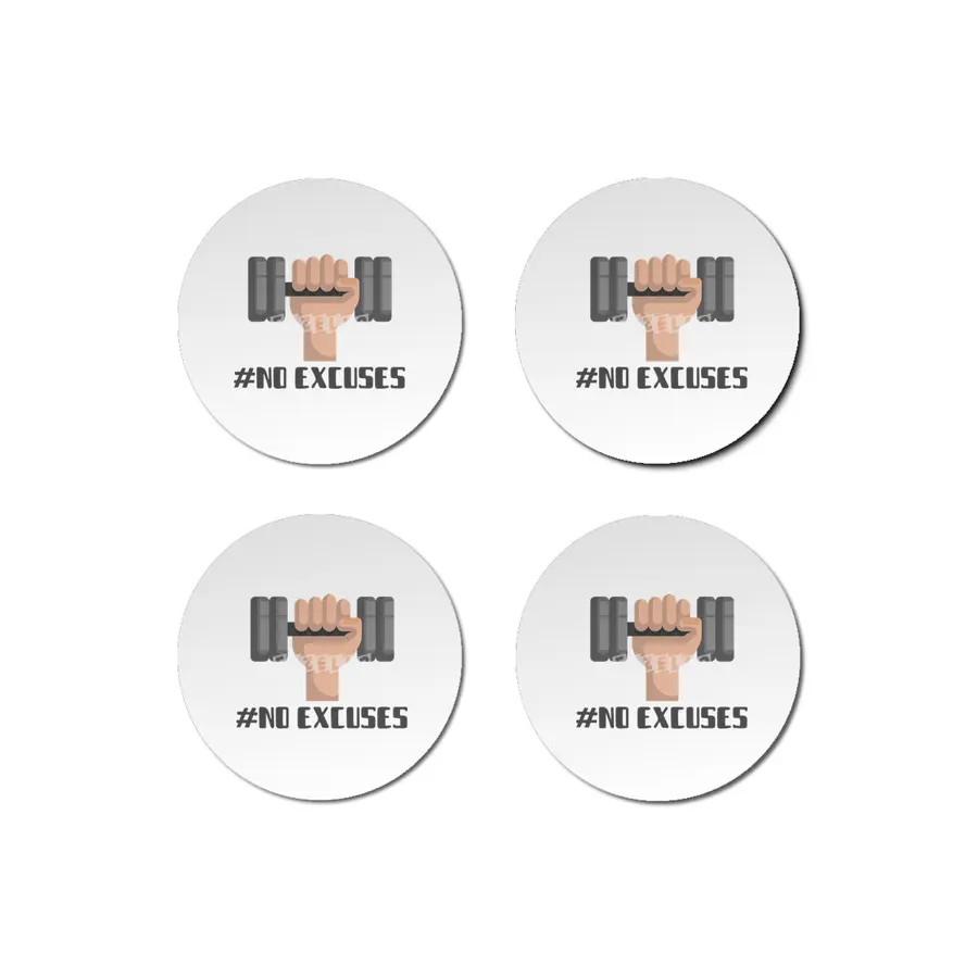 No Excuses Bardak Altlığı