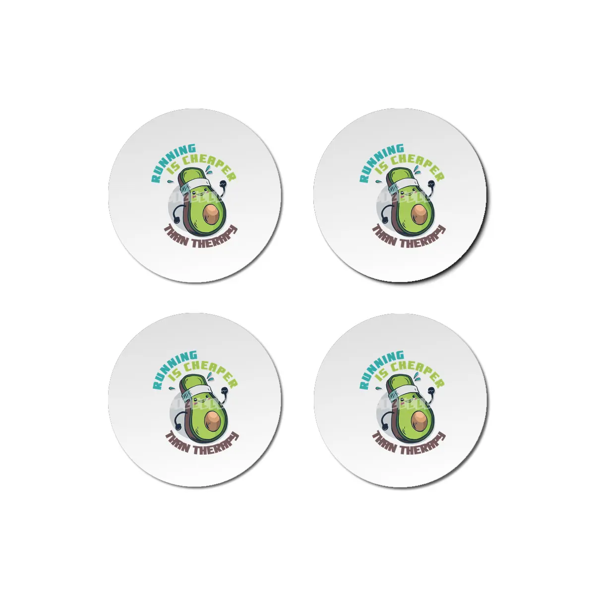 Jogging Avocado Bardak Altlığı