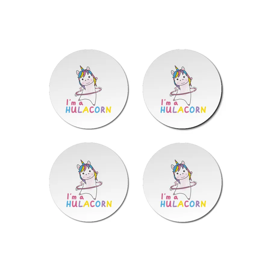 Im A Hulacorn Make Fun Sport Huller Animal Bardak Altlığı