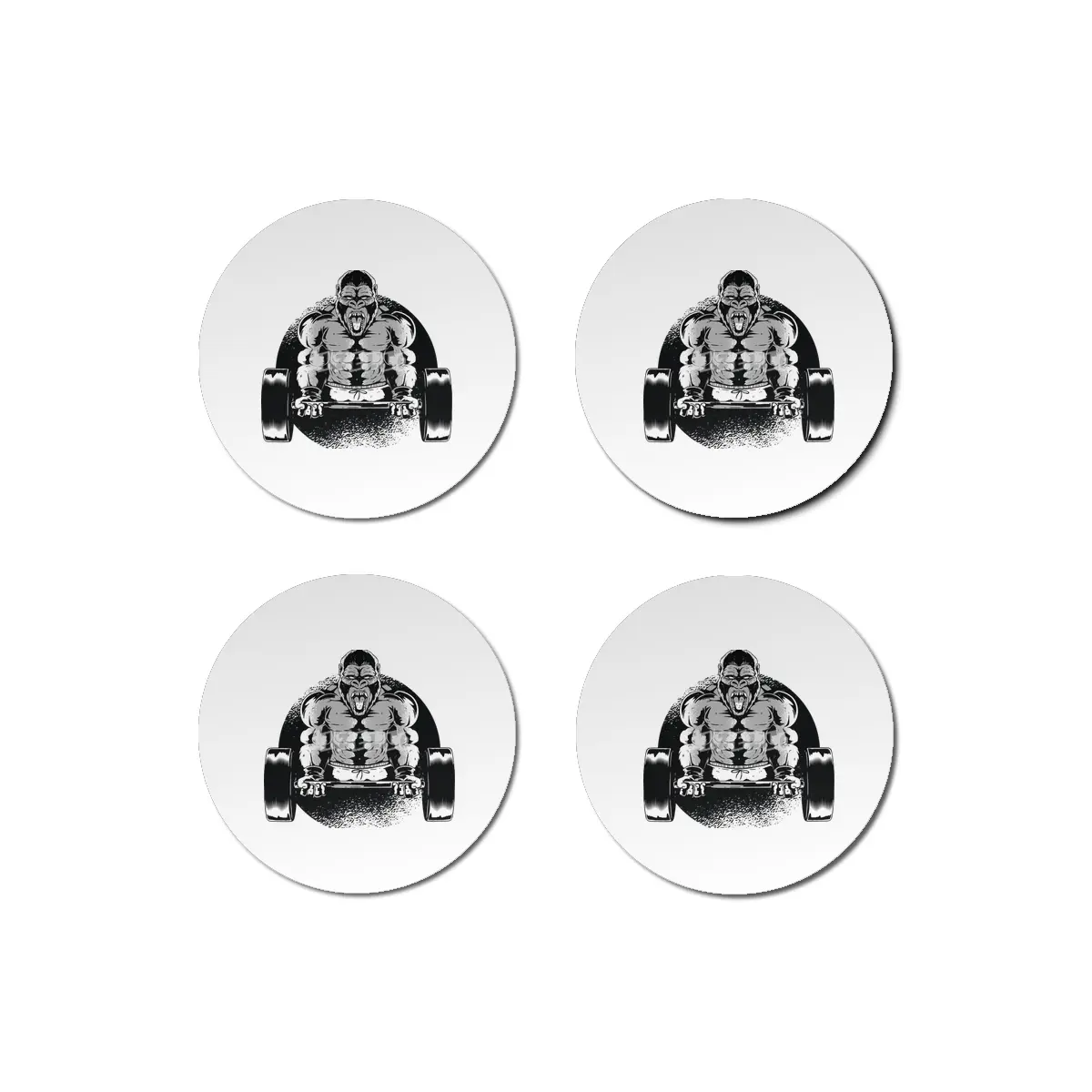 Gorilla Dumbbell Bardak Altlığı