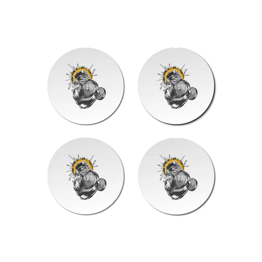 Monkey Dumbbell Bardak Altlığı
