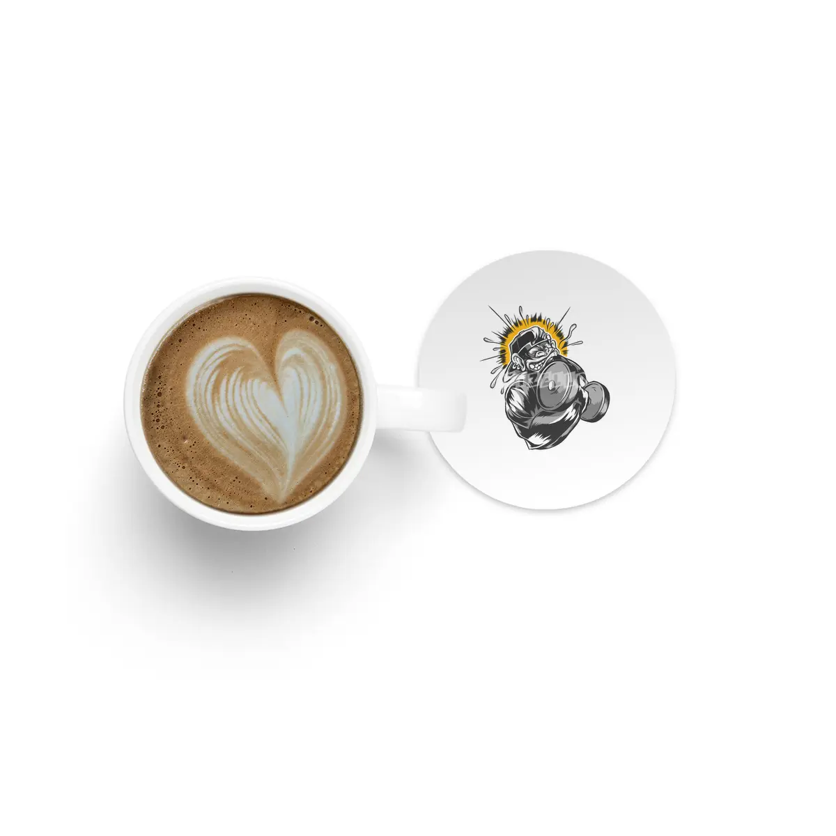 Monkey Dumbbell Bardak Altlığı