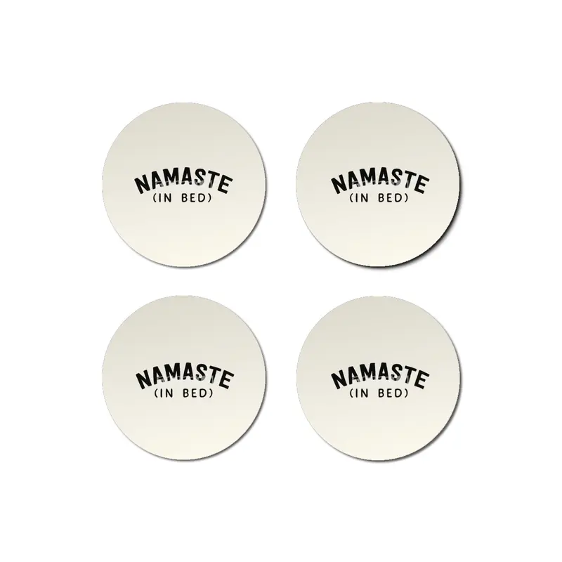 Namaste in bed Bardak Altlığı