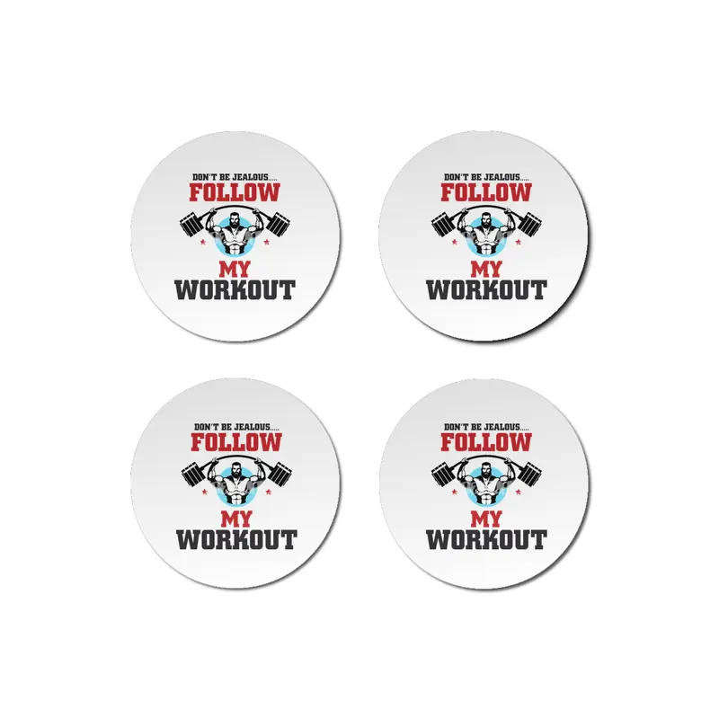 FOLLOW MY WORKOUT Bardak Altlığı