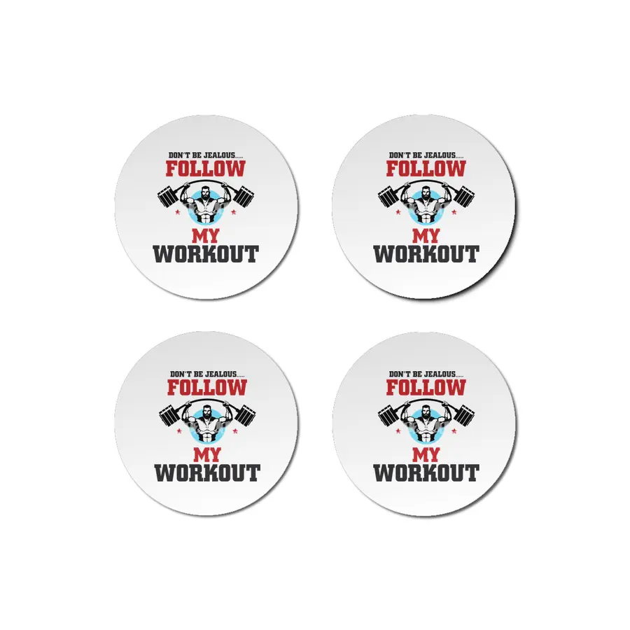 FOLLOW MY WORKOUT Bardak Altlığı