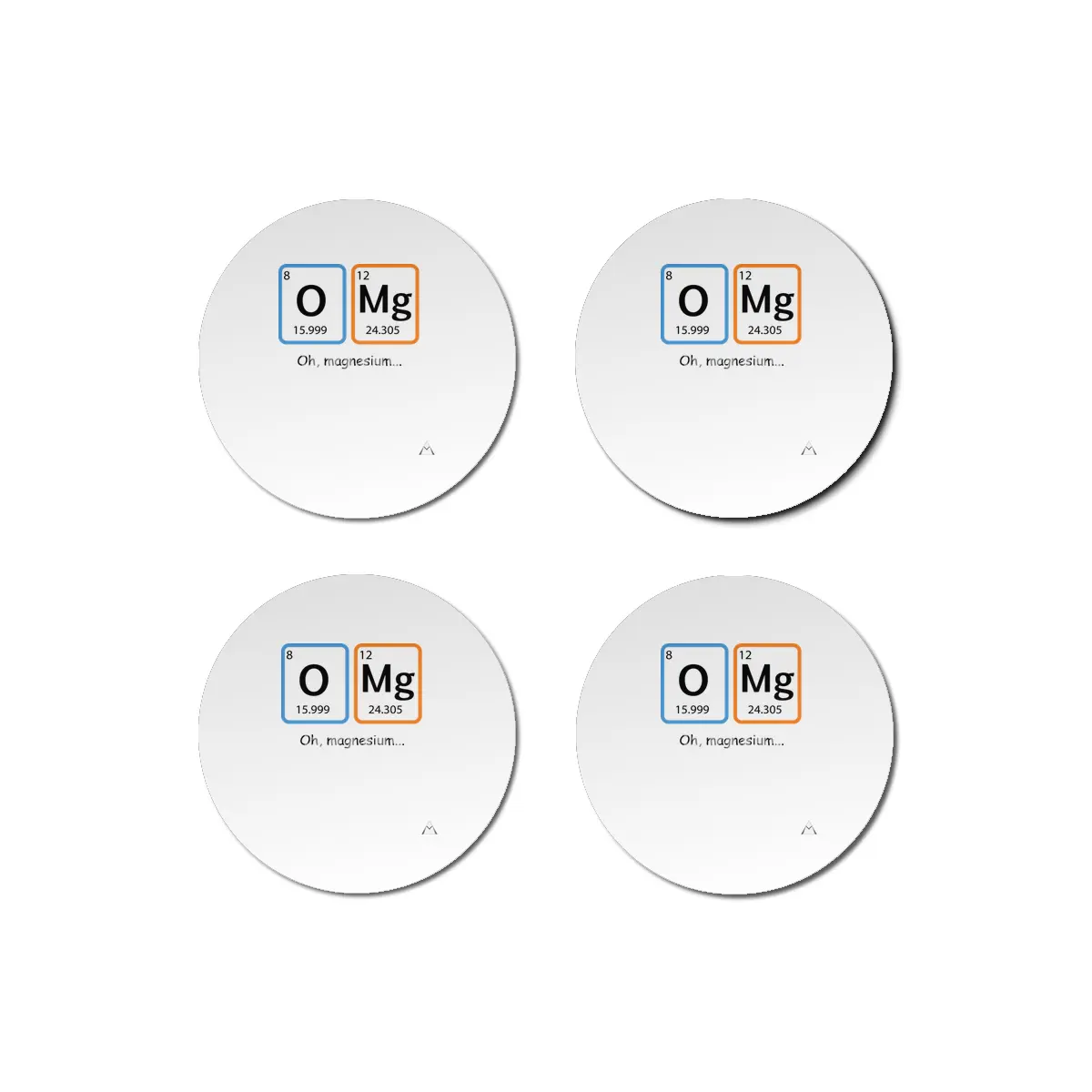 Oh, magnesium... Bardak Altlığı