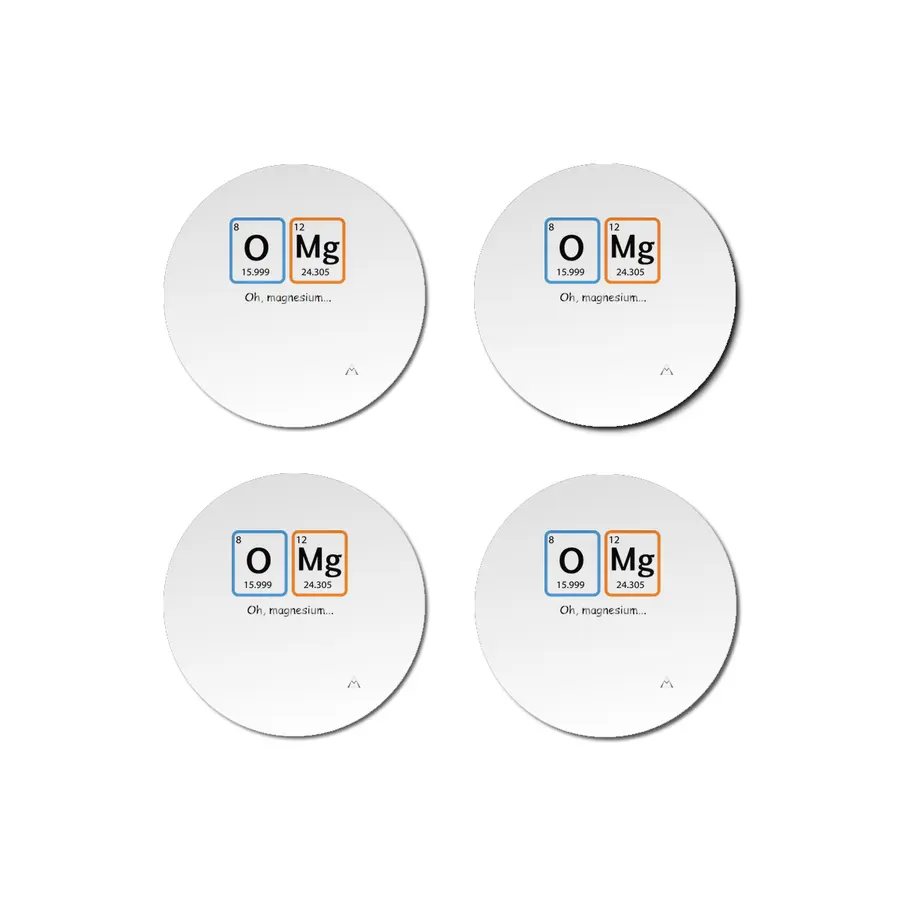 Oh, magnesium... Bardak Altlığı
