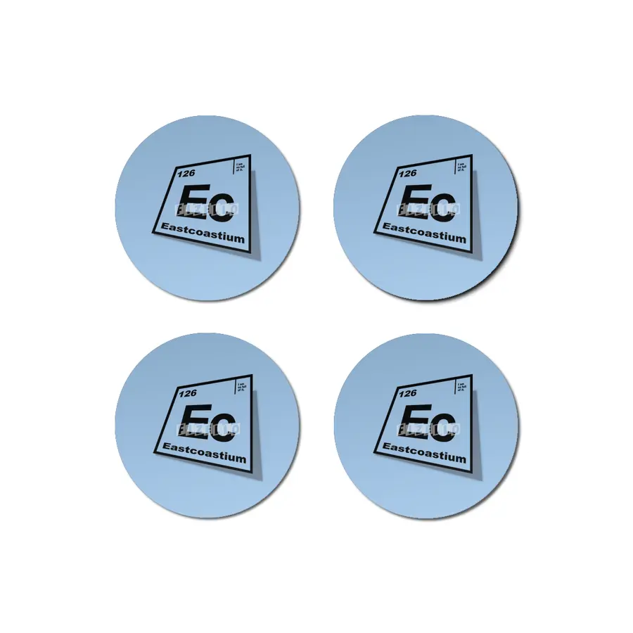 EastCoastium | Black Bardak Altlığı