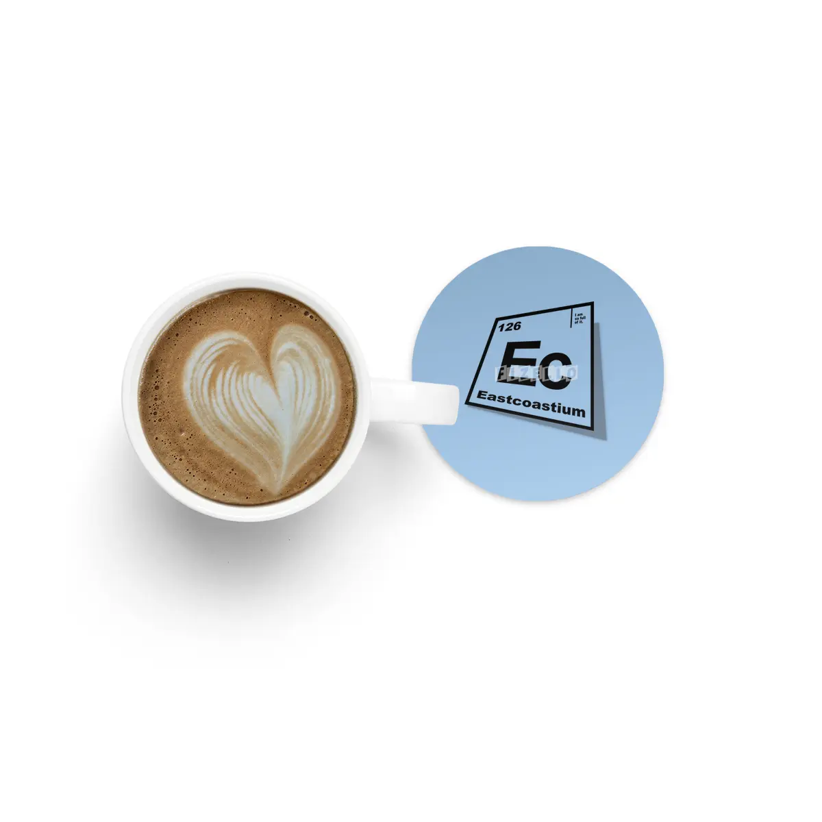 EastCoastium | Black Bardak Altlığı