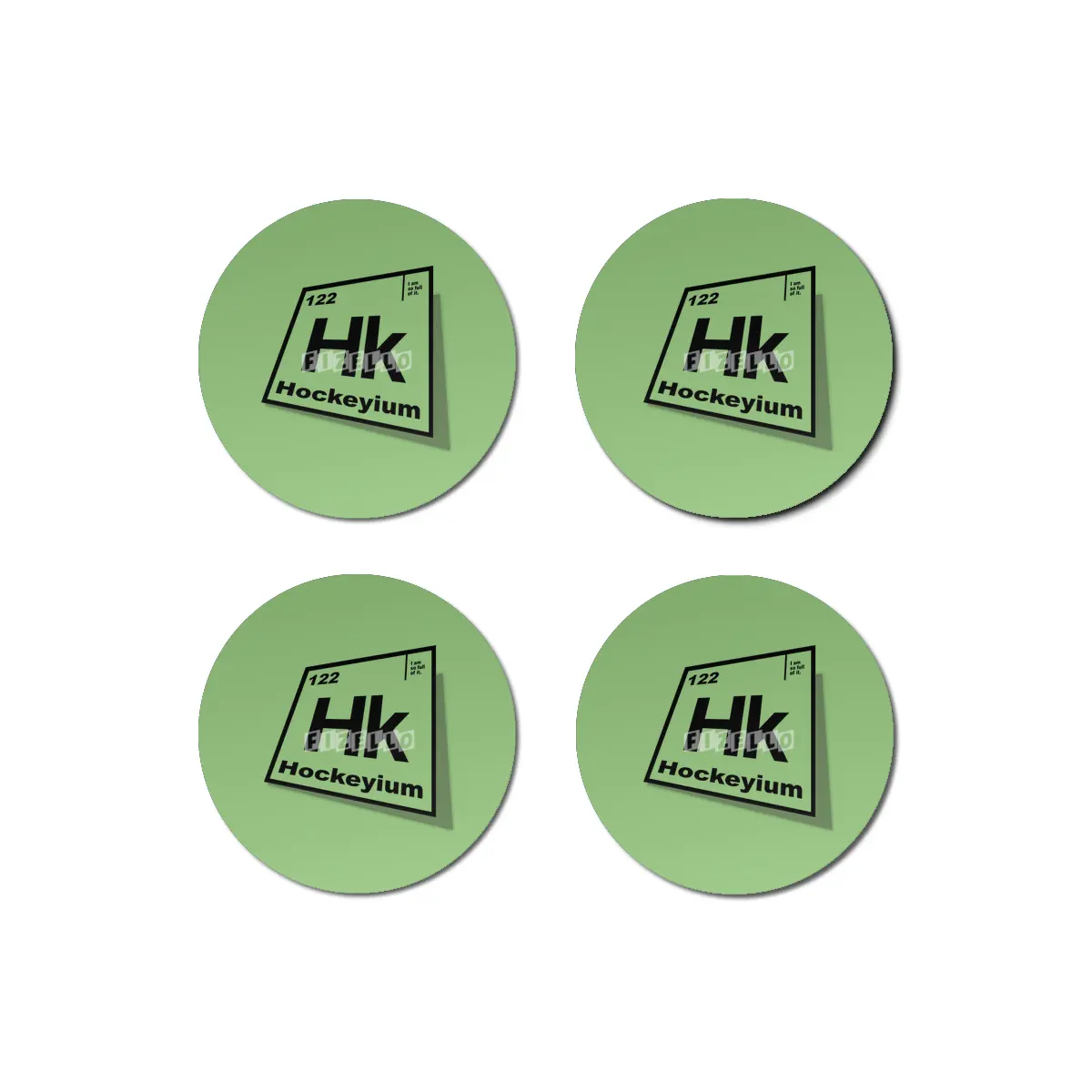 Hockeyium | Black Bardak Altlığı