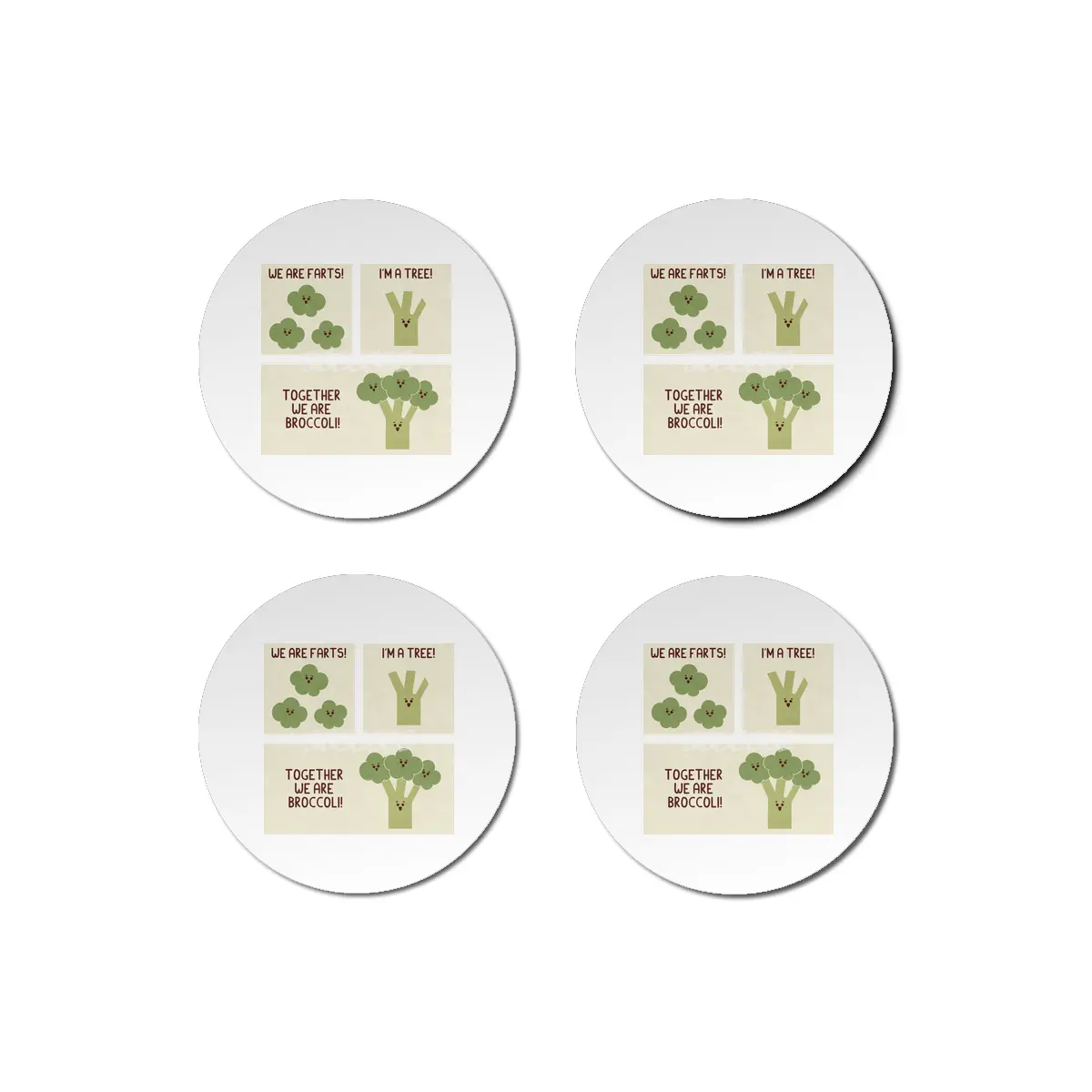 Broccoli Bardak Altlığı