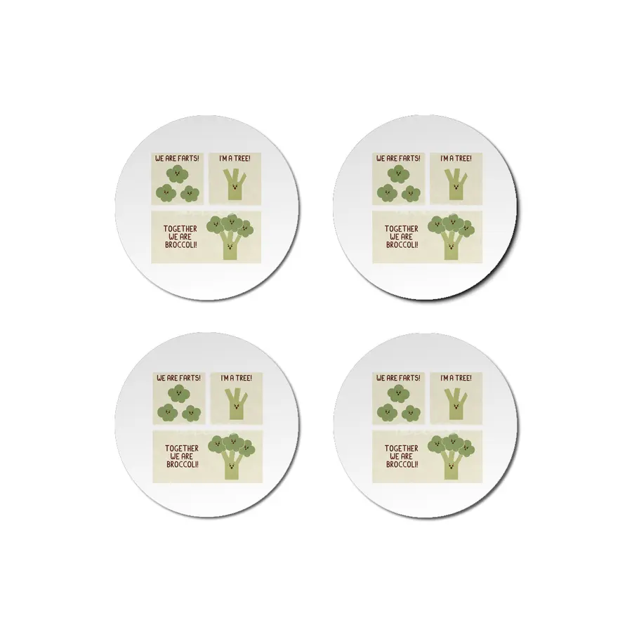 Broccoli Bardak Altlığı