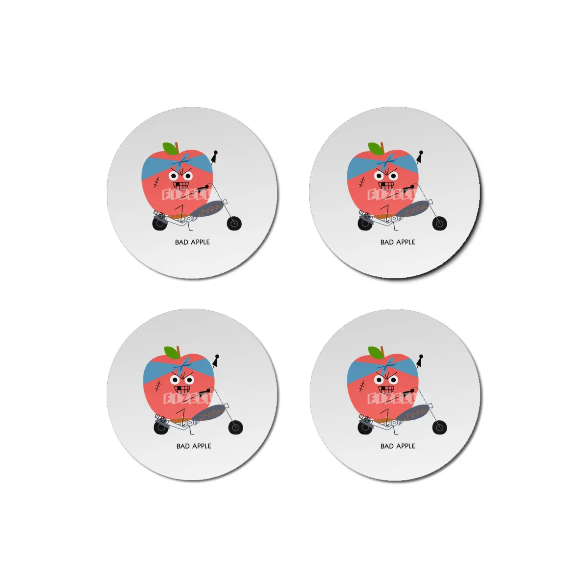 Bad Apple Bardak Altlığı