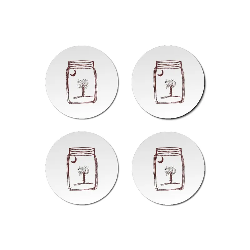 Garnet Mason Jar  Bardak Altlığı
