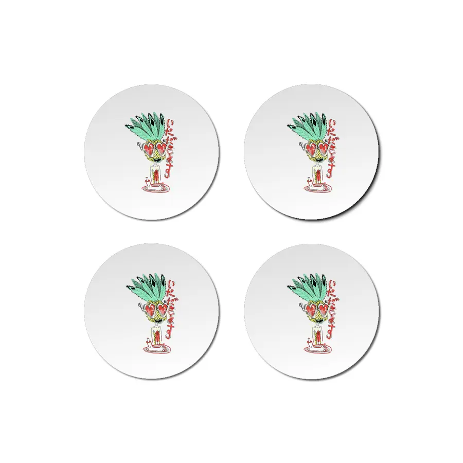 Pineapple Summer Delight Bardak Altlığı