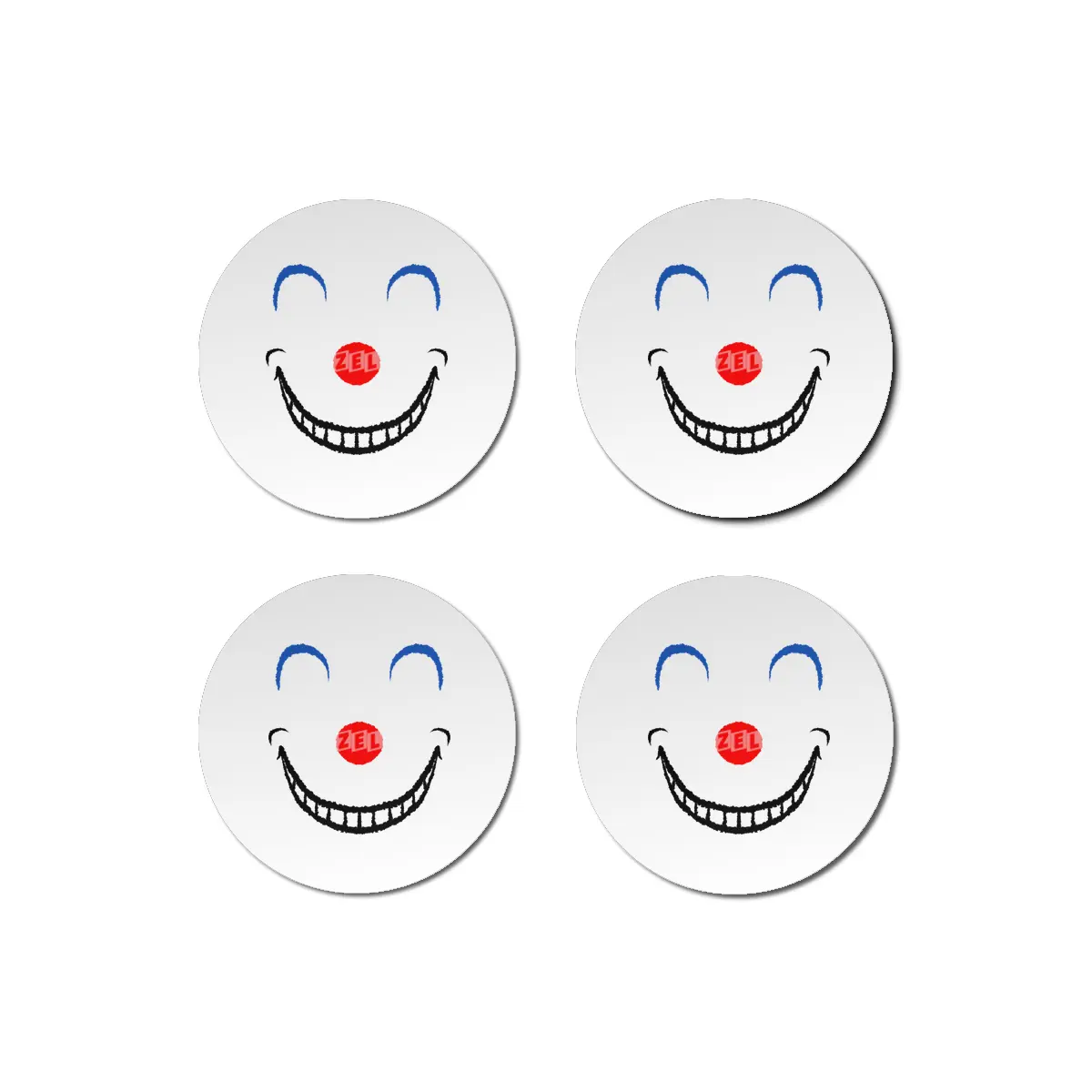 Cartoon Eyes - Clown Bardak Altlığı