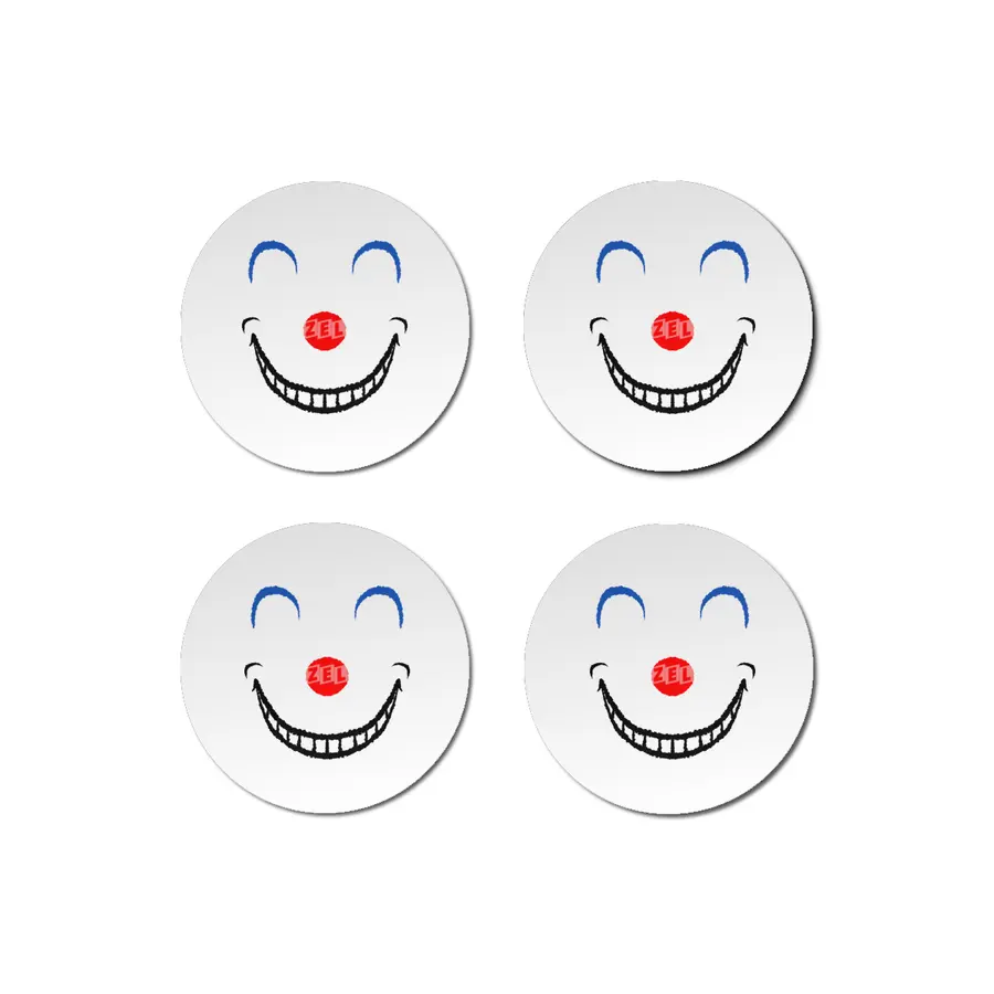 Cartoon Eyes - Clown Bardak Altlığı