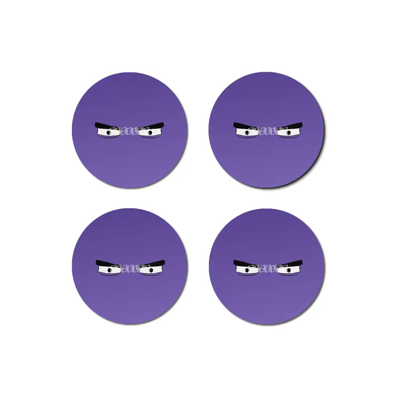 Cartoon Eyes - Grouchy Face Bardak Altlığı