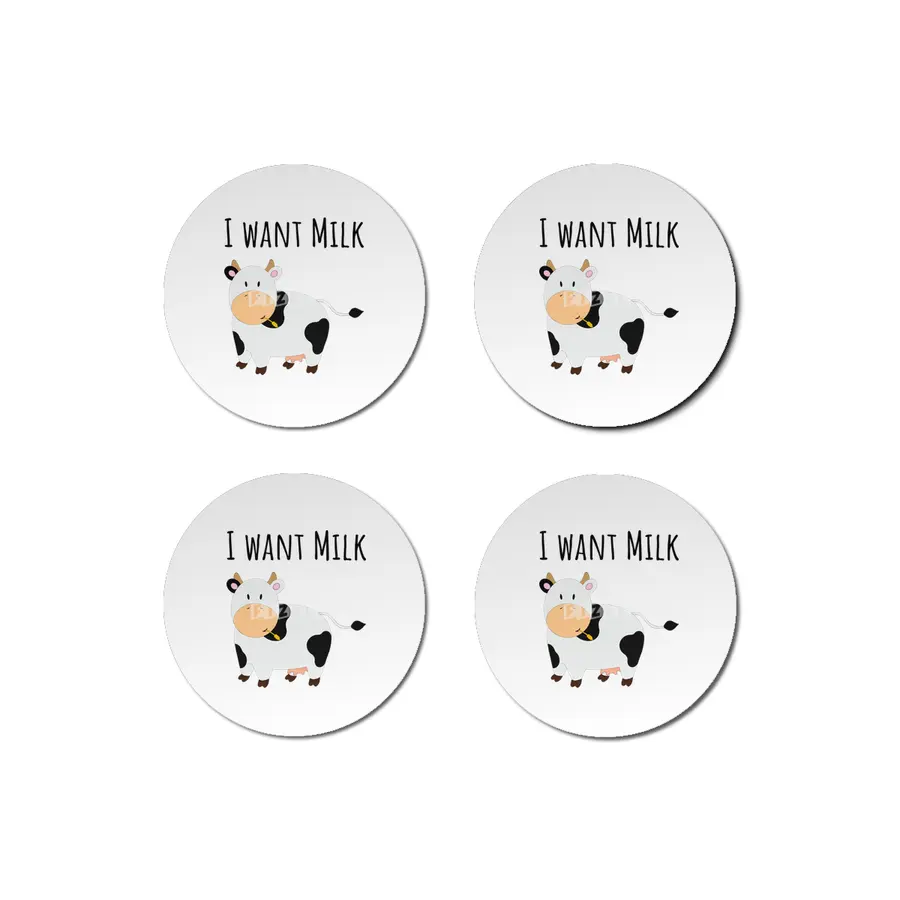 I Want Milk Bardak Altlığı