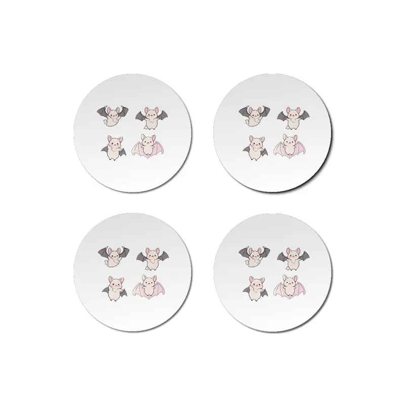 Cute Bat Bardak Altlığı