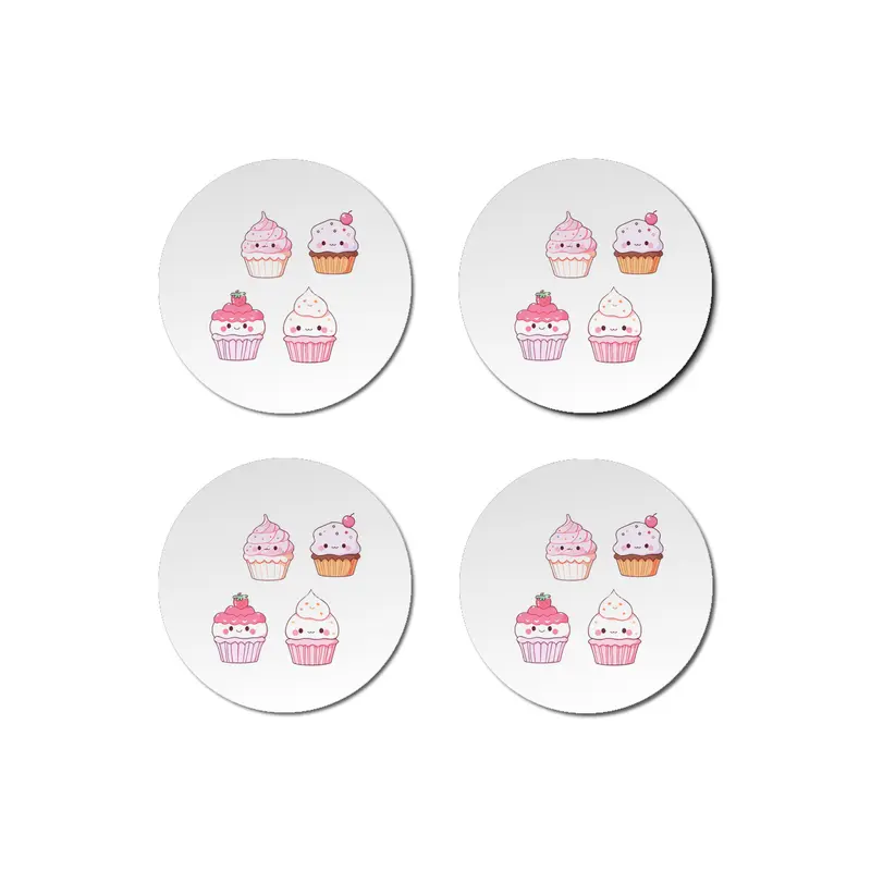 Cute Cupcake Bardak Altlığı