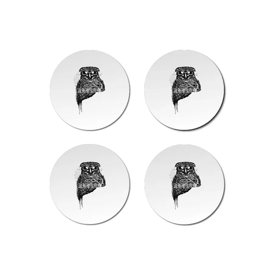Autumn owl Bardak Altlığı