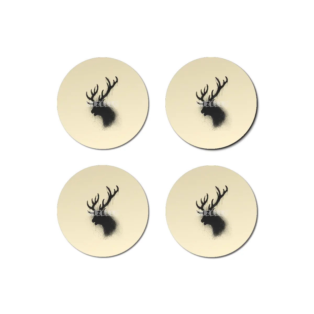 Dark deer Bardak Altlığı