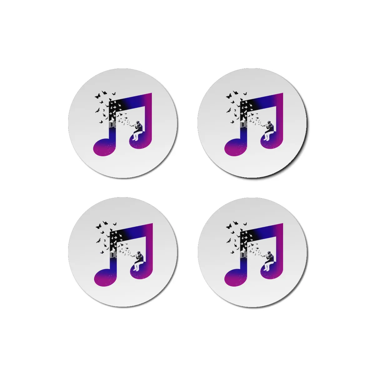Music Bugle Bardak Altlığı