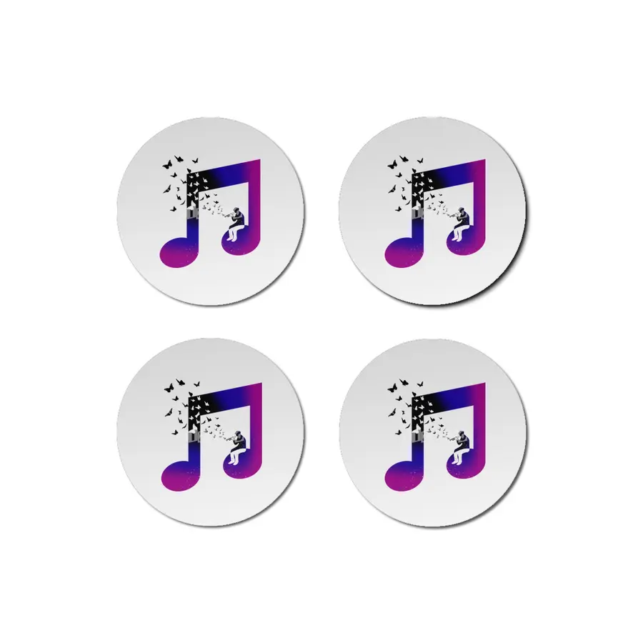 Music Bugle Bardak Altlığı