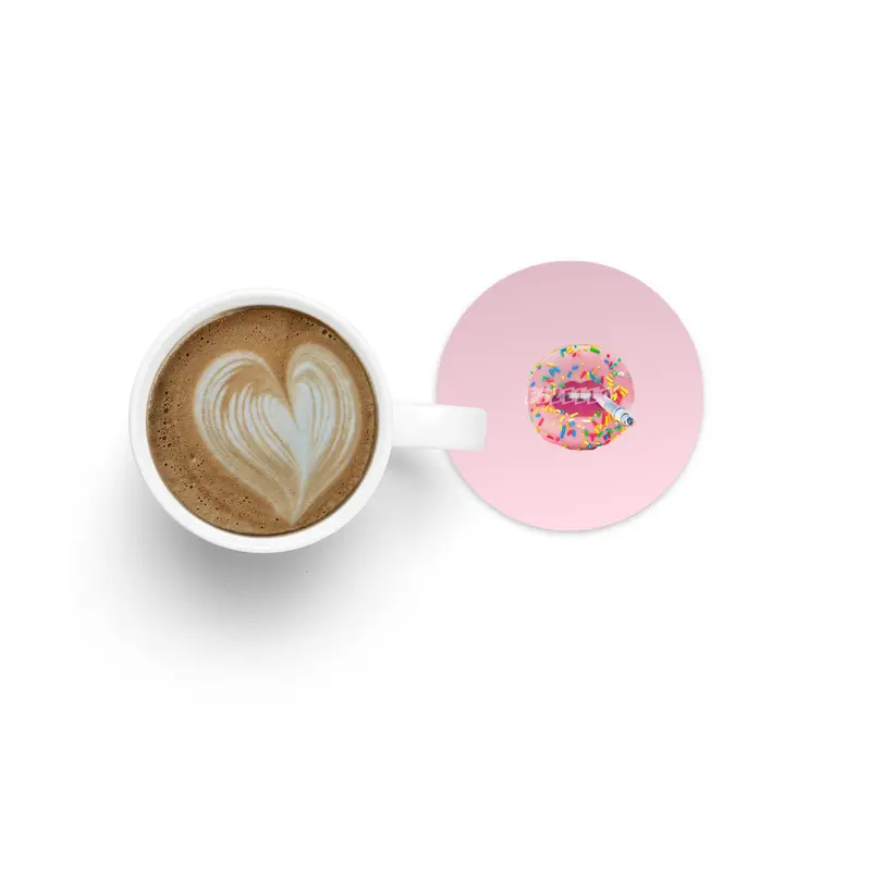 DoNut Smoke Bardak Altlığı
