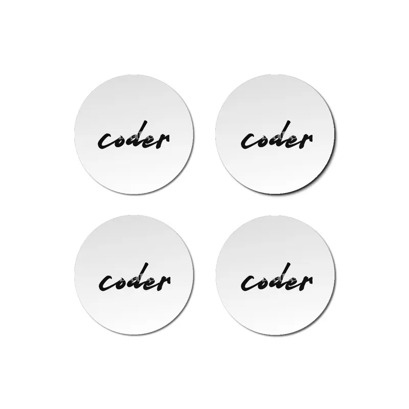 Artsy Coder Calligraphy Bardak Altlığı