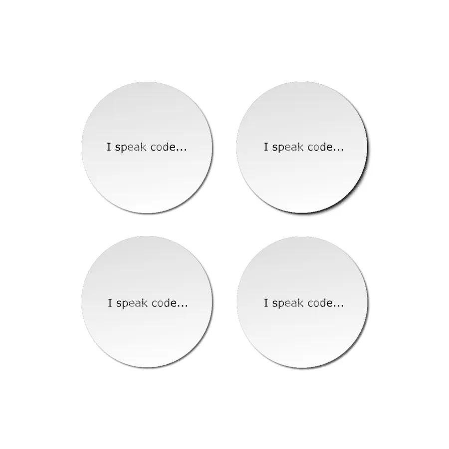 I Speak Code Bardak Altlığı