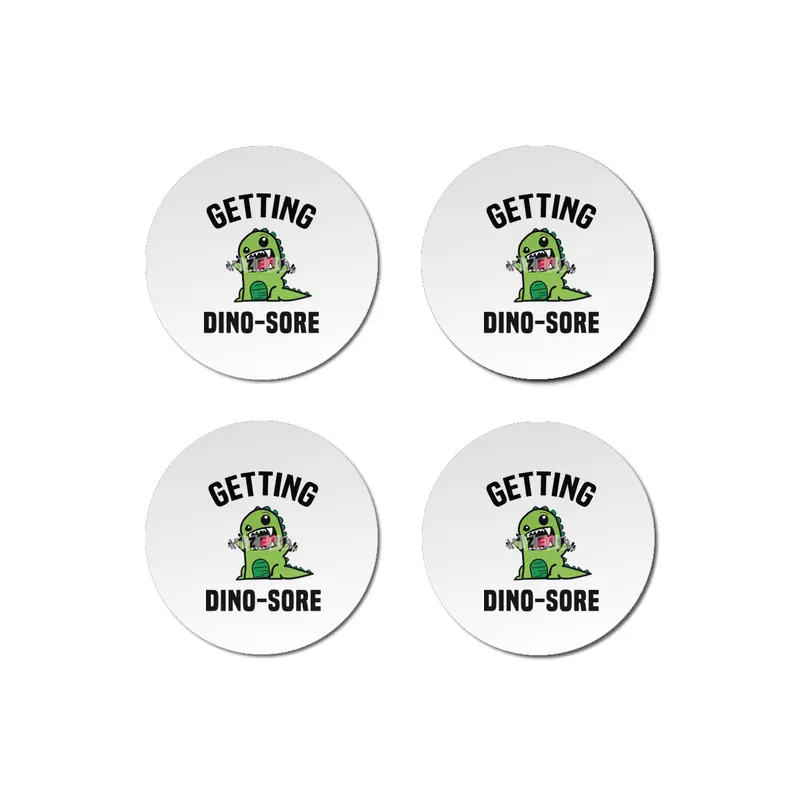 Getting Dino-Sore Bardak Altlığı
