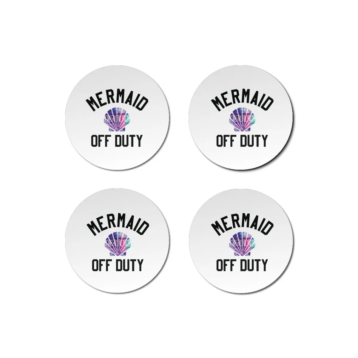 Mermaid Off Duty Bardak Altlığı