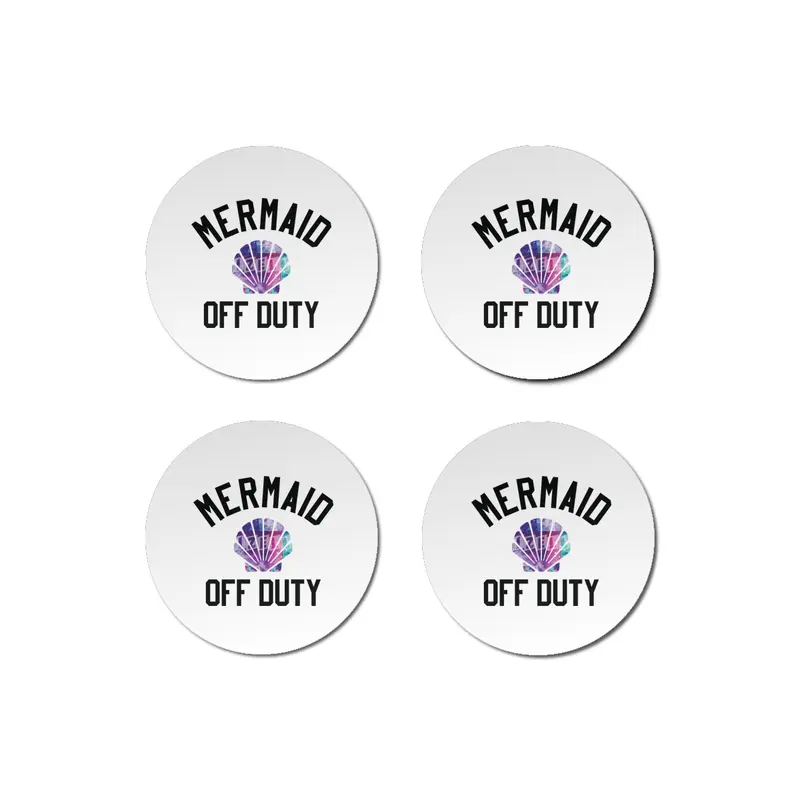 Mermaid Off Duty Bardak Altlığı