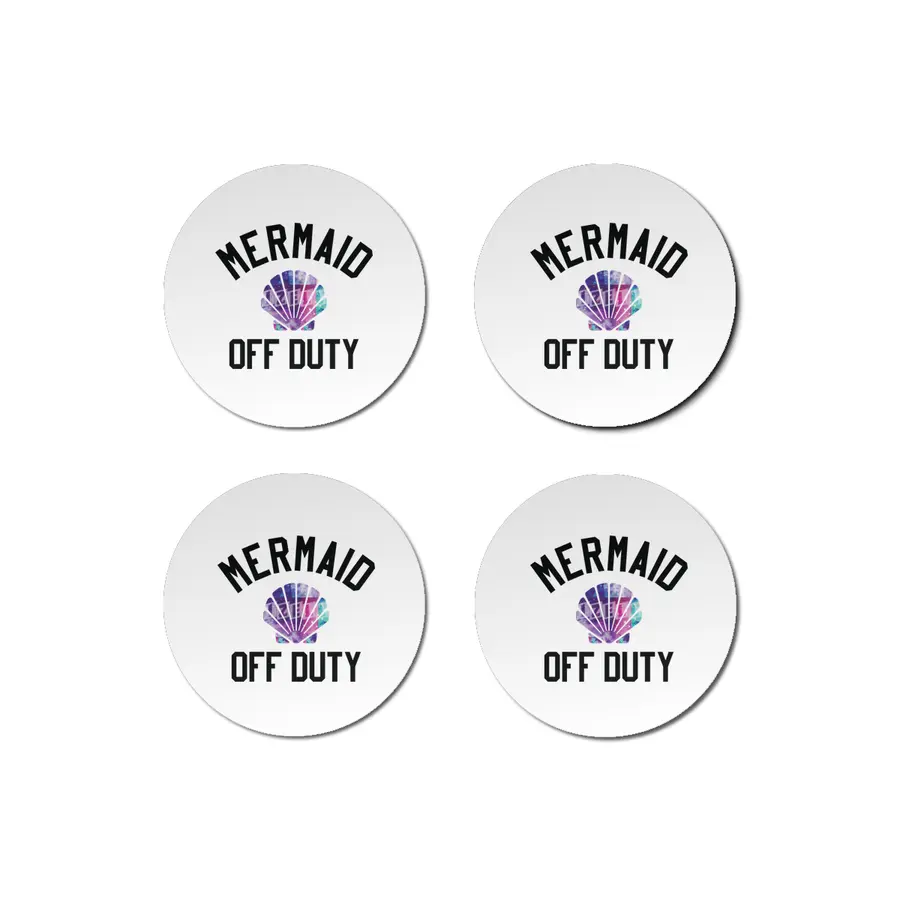 Mermaid Off Duty Bardak Altlığı