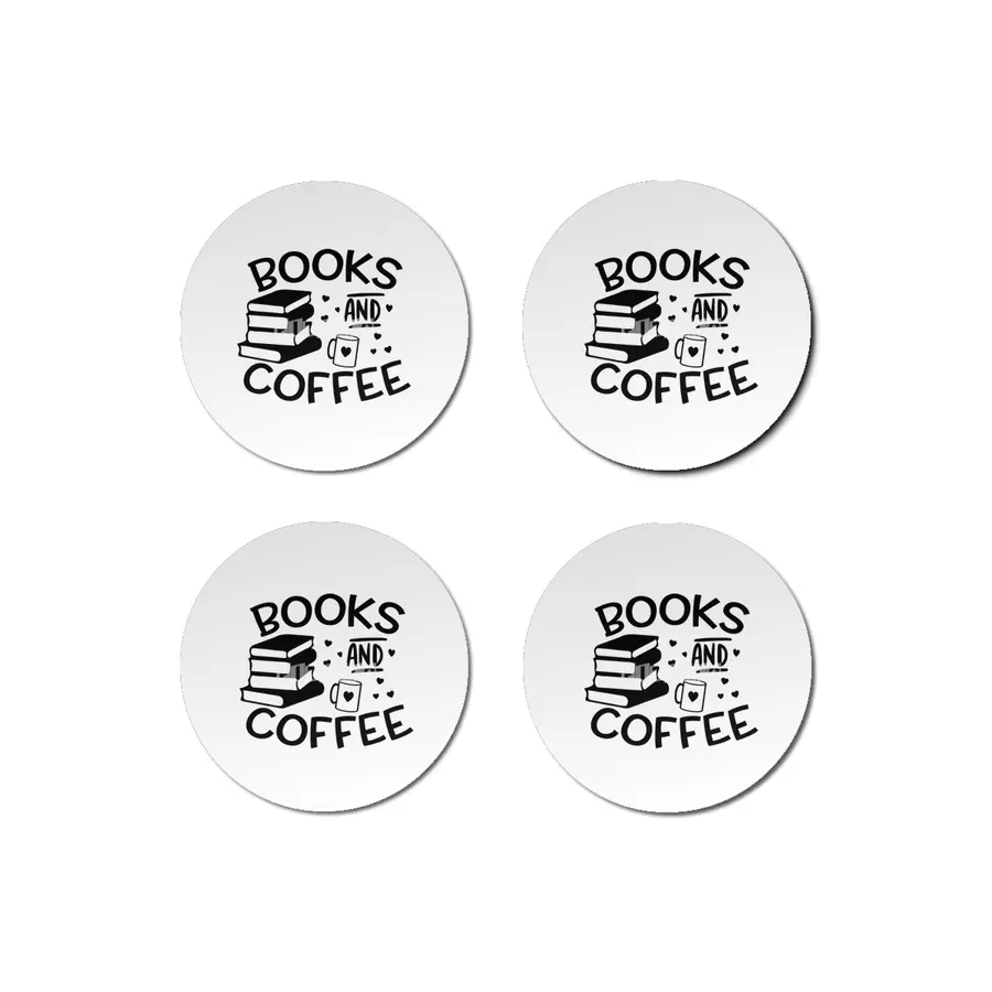 BOOKS AND COFFEE Bardak Altlığı