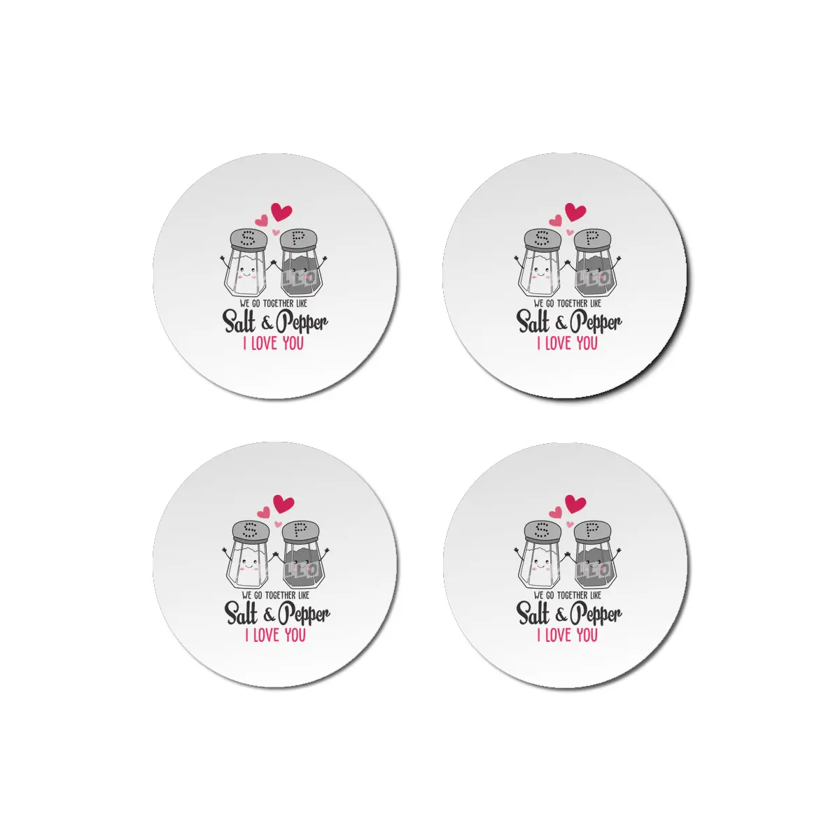 Valentine day, Wedding gifts Bardak Altlığı