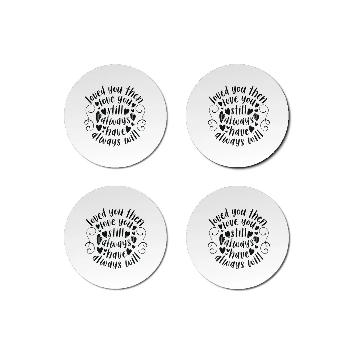 Valentine day, Wedding gifts Bardak Altlığı